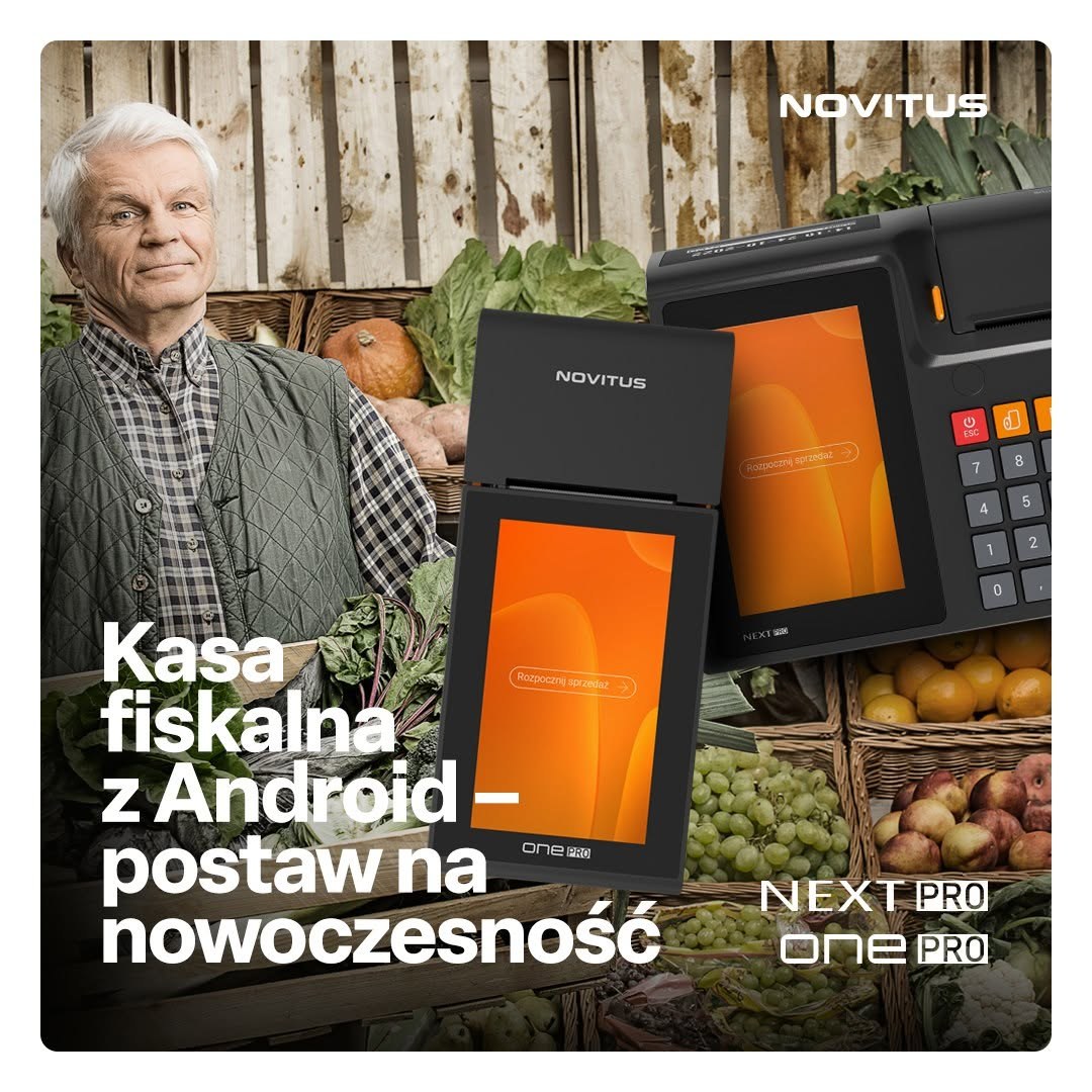 Kasa fiskalna Novitus Next dla gastronomii