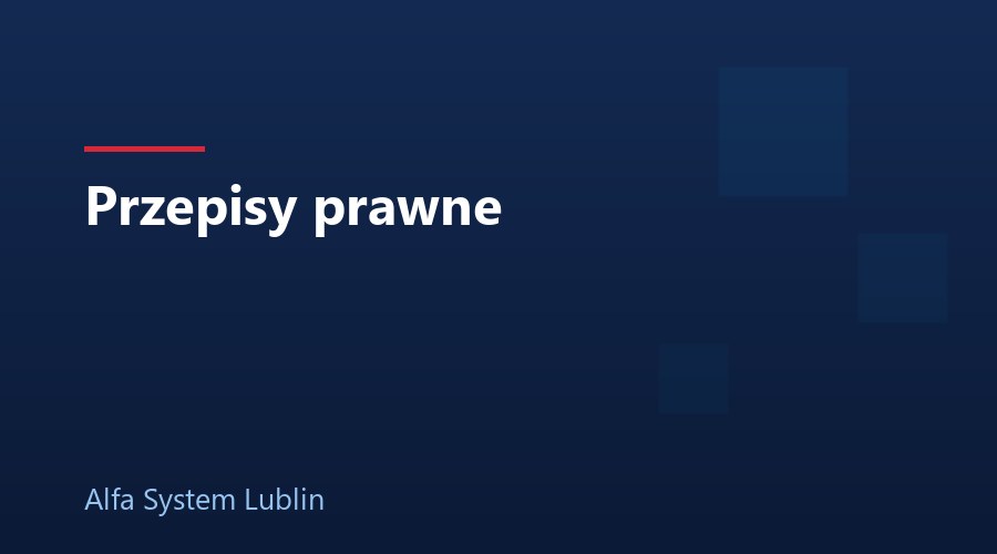 Przepisy prawne
