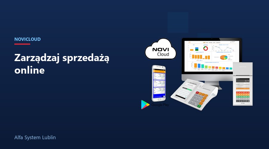 Kasa fiskalna Novitus zintegrowana z systemem NoviCloud