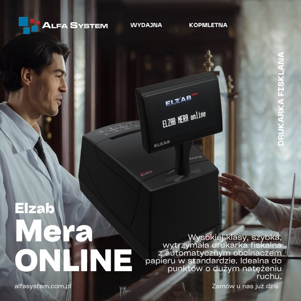 ELZAB MERA ONLINE LAN wytrzymała drukarka do intensywnej pracy